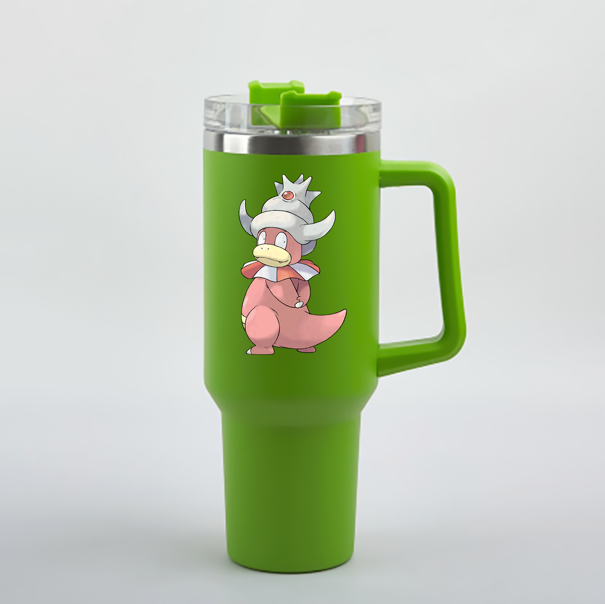 （画像用） ポケットモンスター Pokémon 1200mL車用タンブラー - クリスタルステッカー（プラスチックストロー付き）